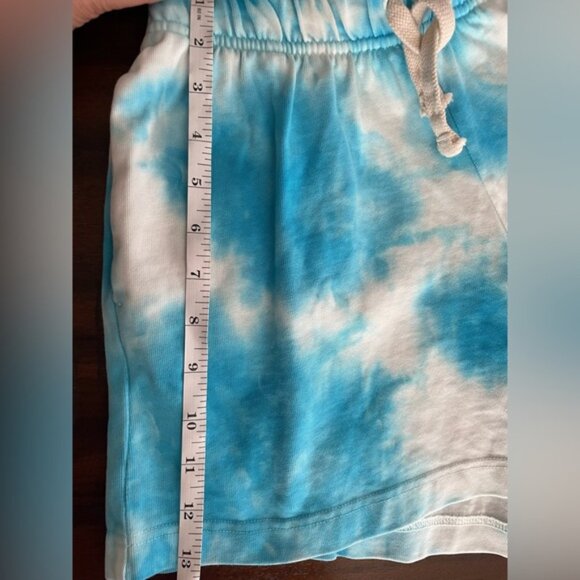 Nike Kids Tie Dye Shorts Blue White | Size Large - Picture 4 of 5